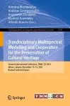 Trandisciplinary Multispectral Modelling and Cooperation for the Preservation of Cultural Heritage cover