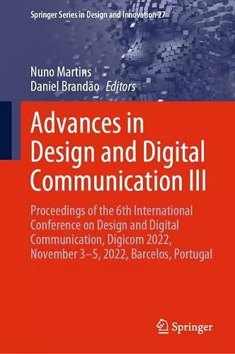 Advances in Design and Digital Communication III cover