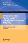 Shaping the Digital Transformation of the Education Ecosystem in Europe cover