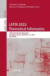 LATIN 2022: Theoretical Informatics cover