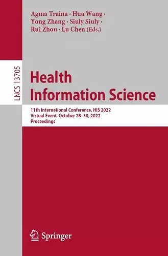 Health Information Science cover