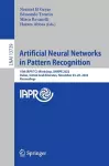 Artificial Neural Networks in Pattern Recognition cover