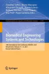 Biomedical Engineering Systems and Technologies cover