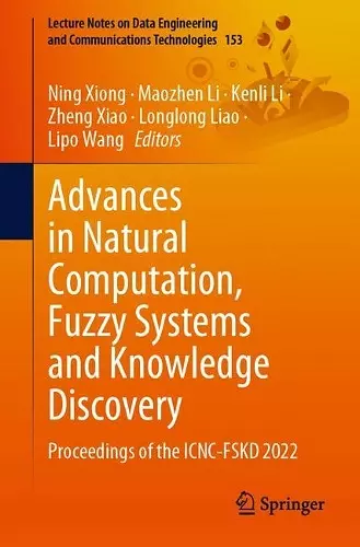 Advances in Natural Computation, Fuzzy Systems and Knowledge Discovery cover