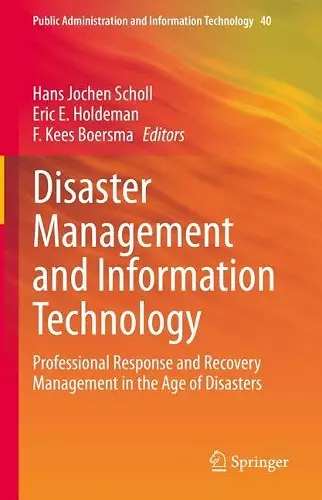 Disaster Management and Information Technology cover