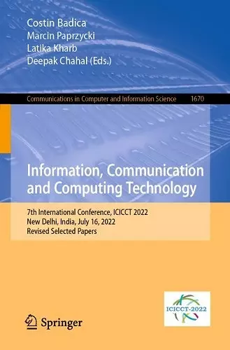 Information, Communication and Computing Technology cover