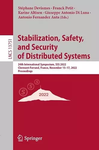 Stabilization, Safety, and Security of Distributed Systems cover