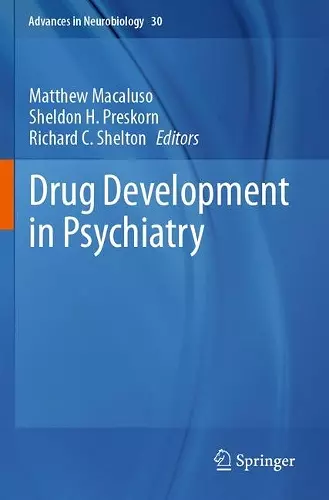 Drug Development in Psychiatry cover