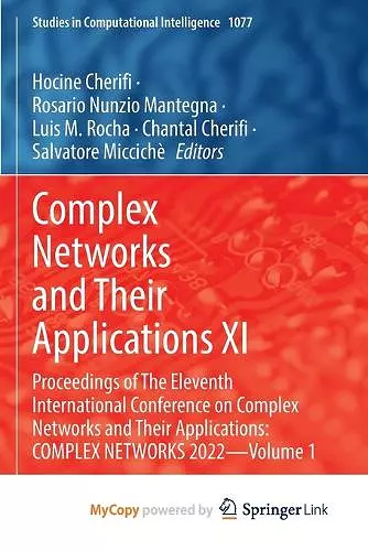 Complex Networks and Their Applications XI cover