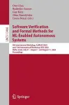Software Verification and Formal Methods for ML-Enabled Autonomous Systems cover
