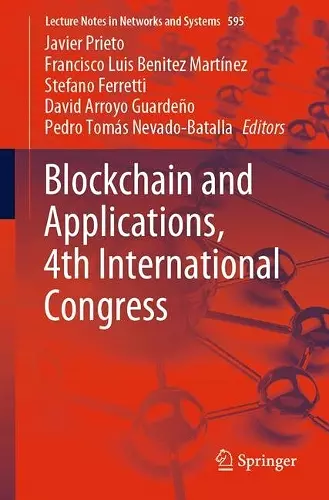 Blockchain and Applications, 4th International Congress cover