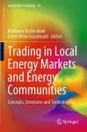 Trading in Local Energy Markets and Energy Communities cover