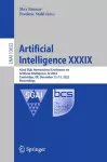 Artificial Intelligence XXXIX cover