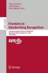 Frontiers in Handwriting Recognition cover