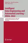 Intelligent Data Engineering and Automated Learning – IDEAL 2022 cover