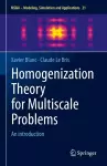 Homogenization Theory for Multiscale Problems cover