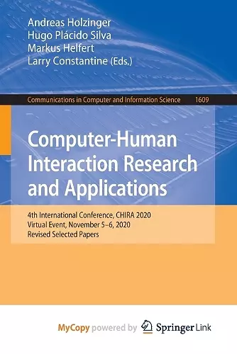 Computer-Human Interaction Research and Applications cover