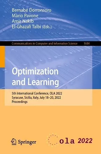 Optimization and Learning cover