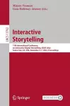 Interactive Storytelling cover