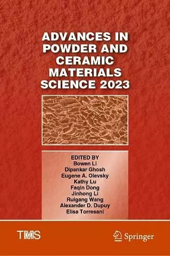 Advances in Powder and Ceramic Materials Science 2023 cover