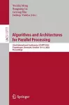 Algorithms and Architectures for Parallel Processing cover