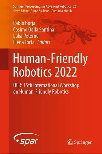 Human-Friendly Robotics 2022 cover