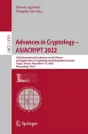 Advances in Cryptology – ASIACRYPT 2022 cover