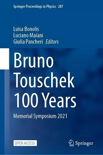 Bruno Touschek 100 Years cover