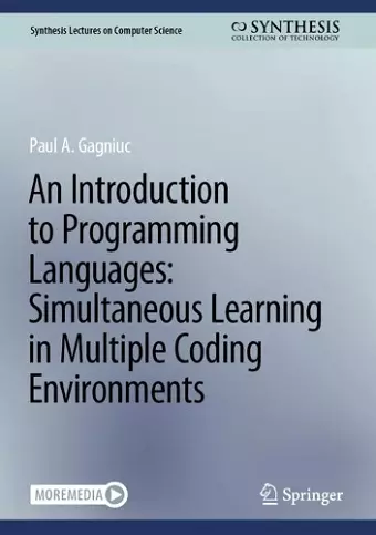 An Introduction to Programming Languages: Simultaneous Learning in Multiple Coding Environments cover