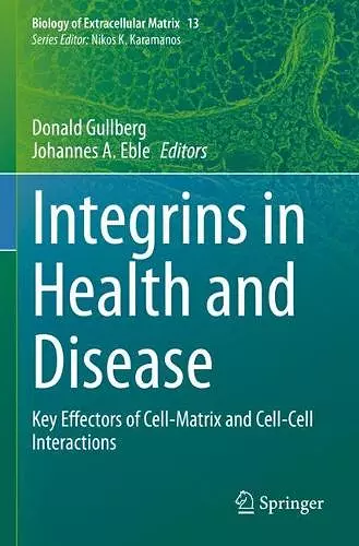 Integrins in Health and Disease cover