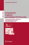 Computational Linguistics and Intelligent Text Processing cover