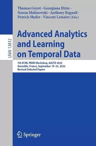 Advanced Analytics and Learning on Temporal Data cover