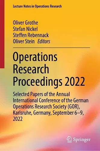 Operations Research Proceedings 2022 cover