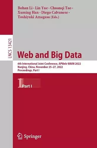 Web and Big Data cover