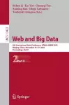 Web and Big Data cover