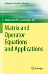 Matrix and Operator Equations and Applications cover