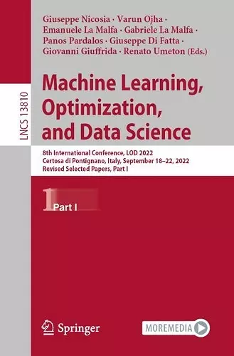 Machine Learning, Optimization, and Data Science cover