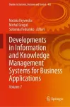 Developments in Information and Knowledge Management Systems for Business Applications cover