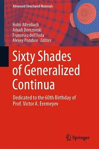 Sixty Shades of Generalized Continua cover