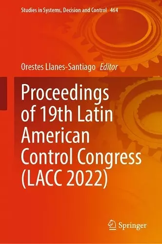Proceedings of 19th Latin American Control Congress (LACC 2022) cover