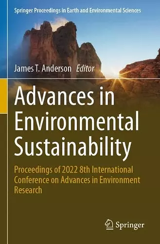 Advances in Environmental Sustainability cover