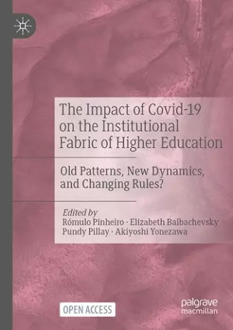 The Impact of Covid-19 on the Institutional Fabric of Higher Education cover