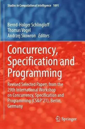 Concurrency, Specification and Programming cover