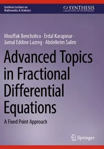 Advanced Topics in Fractional Differential Equations cover