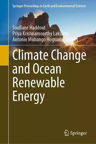 Climate Change and Ocean Renewable Energy cover