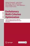 Evolutionary Multi-Criterion Optimization cover