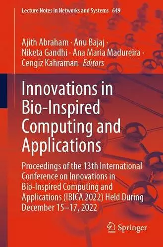 Innovations in Bio-Inspired Computing and Applications cover