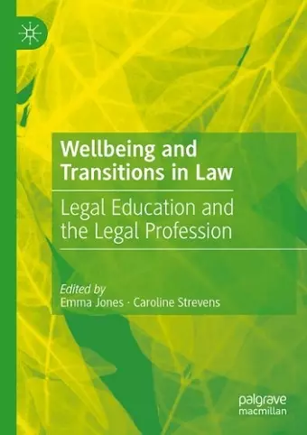 Wellbeing and Transitions in Law cover