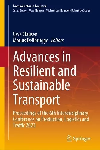 Advances in Resilient and Sustainable Transport cover