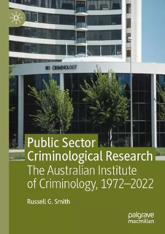 Public Sector Criminological Research cover